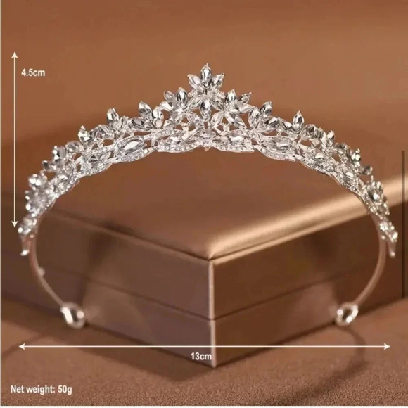 Crystal Wedding Rhinestone Tiara main image 8